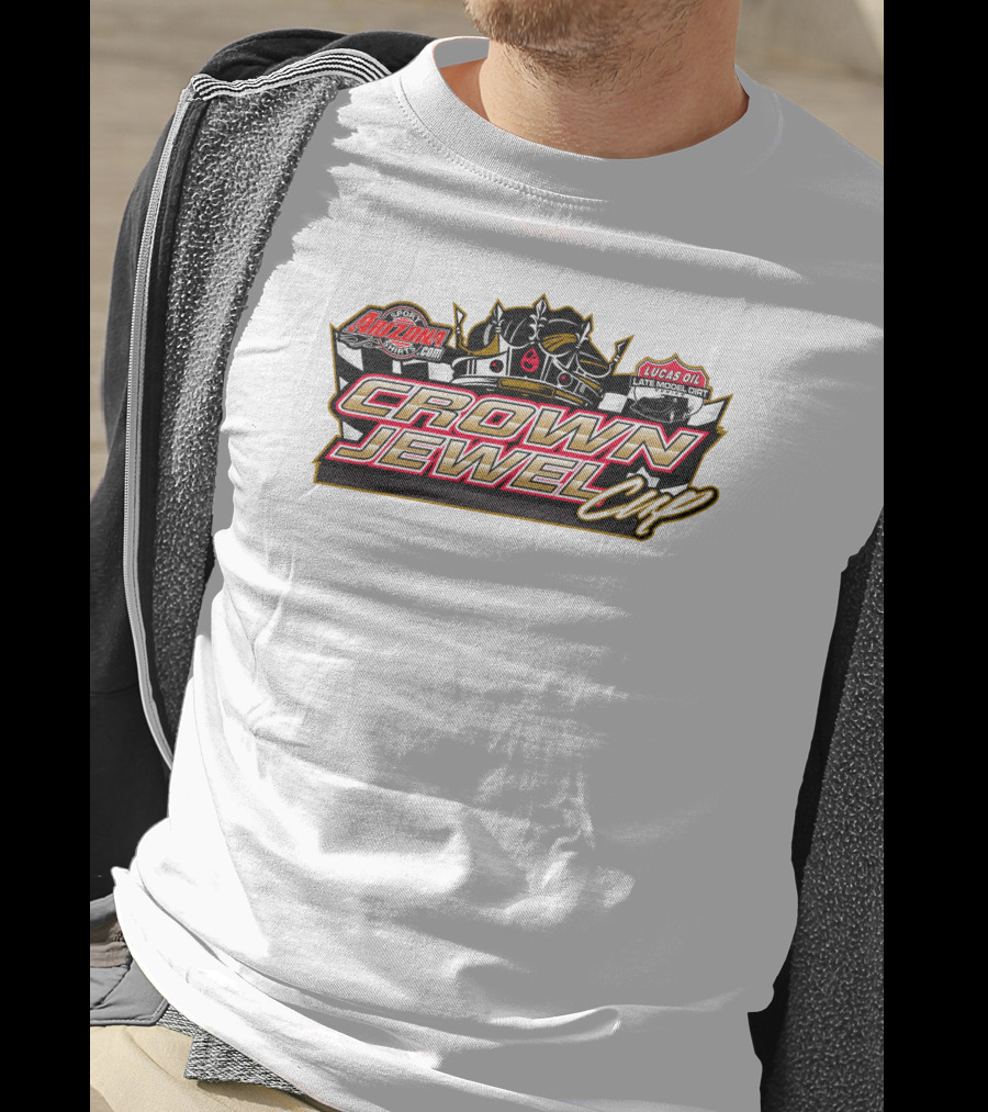 Arizona Speedway Lucas Oil Late Model Dirt Series Crown Jewel Cup T-Shirt