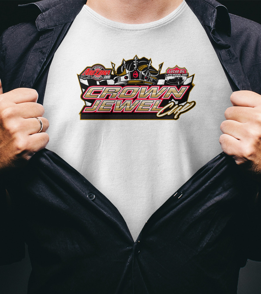 Arizona Speedway Lucas Oil Late Model Dirt Series Crown Jewel Cup T-Shirt