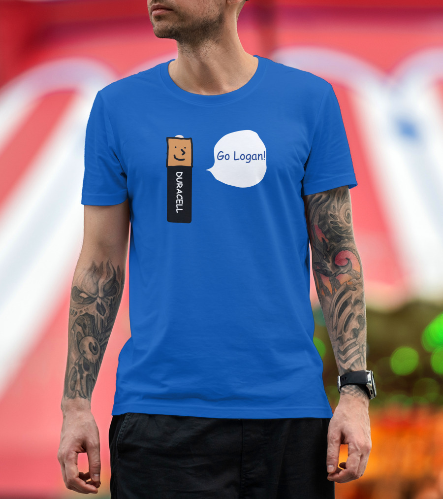 Duracell Battery Go Logan Encouragement T-Shirt