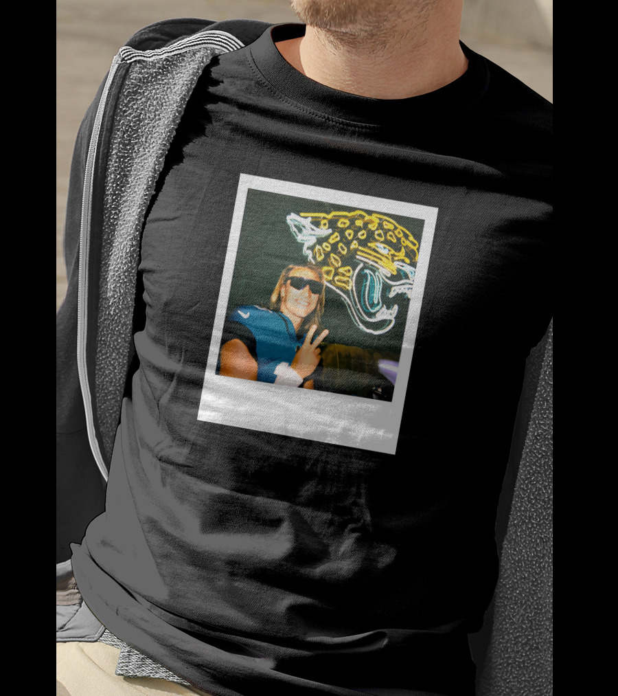 Jacksonville Jaguars Steezy Trev Neon Style Profile Picture T-Shirt