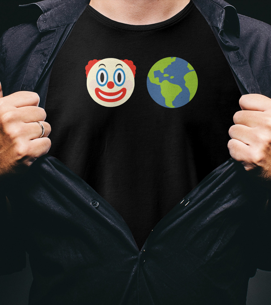 Thomas Massie Clown Earth Emoji Honk Honk World T-Shirt