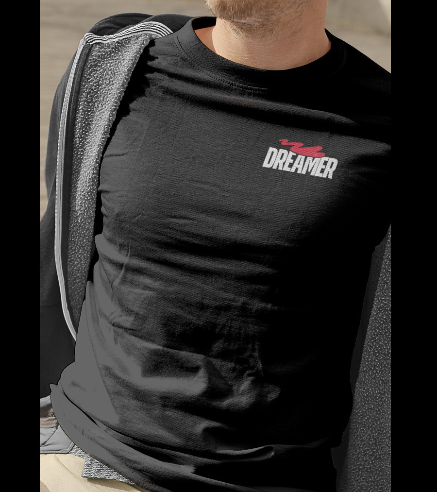 J. Cole Dreamer Logo With Red Abstract T-Shirt