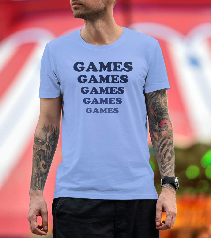 Letterboxd Games Games Games Games Games T-Shirt