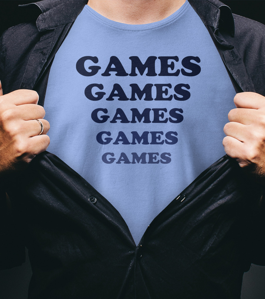 Letterboxd Games Games Games Games Games T-Shirt