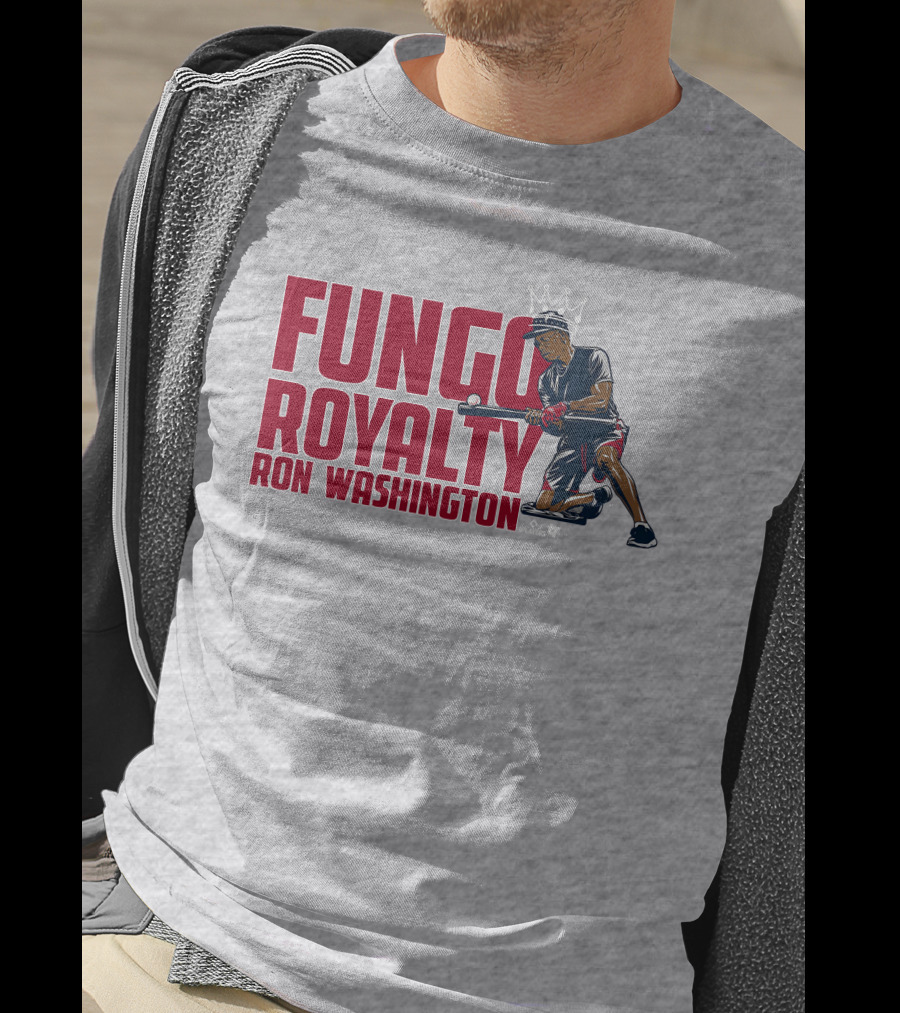 Fungo Royalty Ron Washington Baseball King T-Shirt