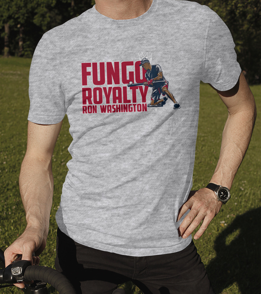 Fungo Royalty Ron Washington Baseball King T-Shirt