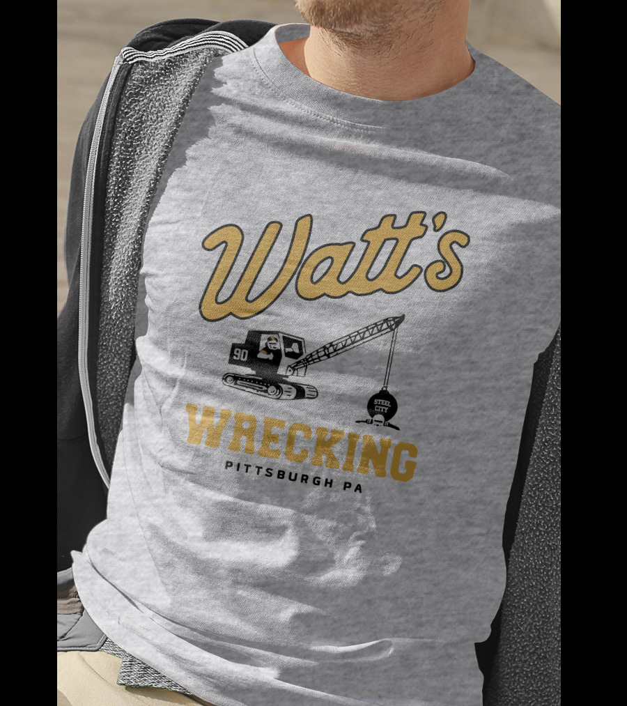 Watt's Wrecking 90 Steel City Pittsburgh PA T-Shirt