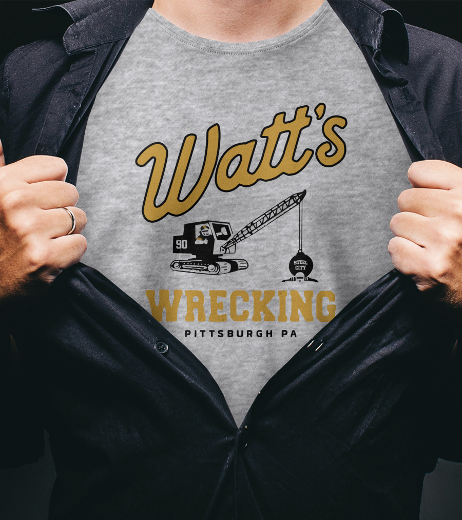 Watt's Wrecking 90 Steel City Pittsburgh PA T-Shirt