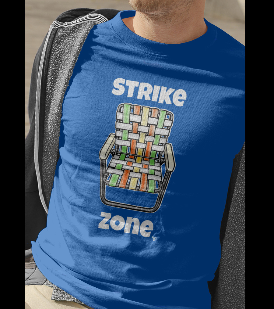 STRIKE ZONE Woven Colorful Chair T-Shirt
