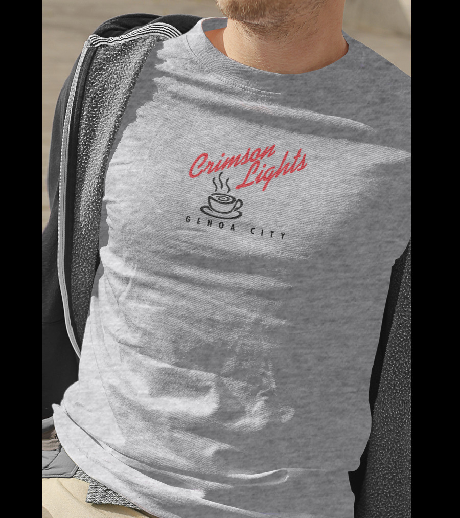 Crimson Lights Coffee Cup Genoa City T-Shirt