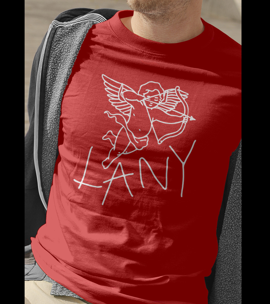 Lany Cherub Cupid Bow Red Long Sleeve T-Shirt