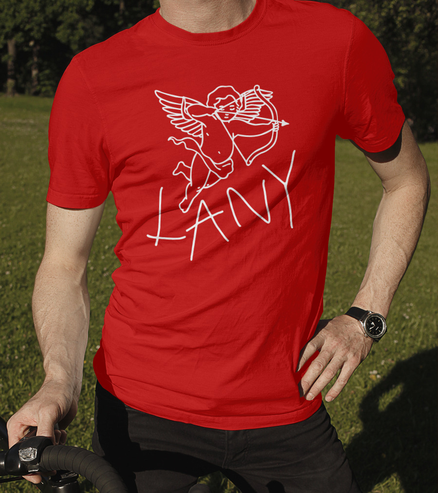 Lany Cherub Cupid Bow Red Long Sleeve T-Shirt