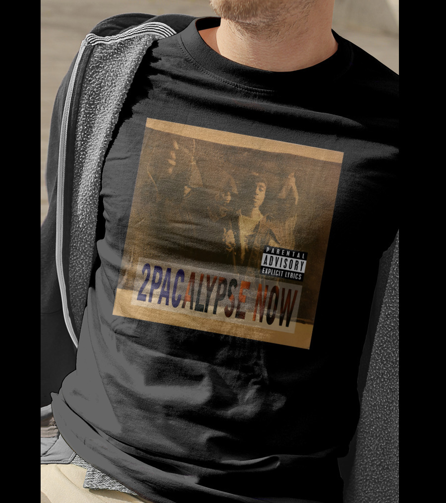 Eminem Parental Advisory Explicit Lyrics 2Pacalypse Now T-Shirt
