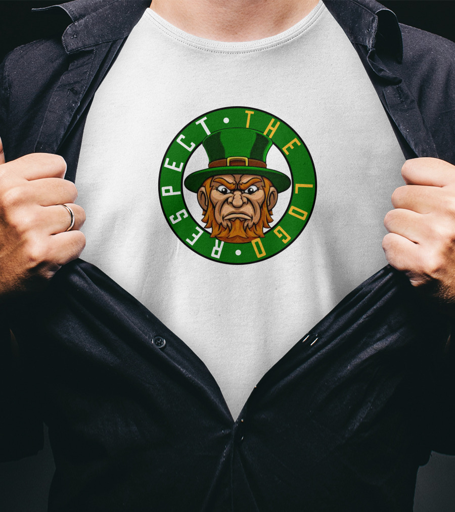Glen Davis Respect The Logo Celtic Leprechaun T-Shirt