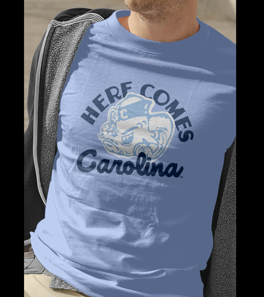Here Comes Carolina Barstool Bench Mob T-Shirt