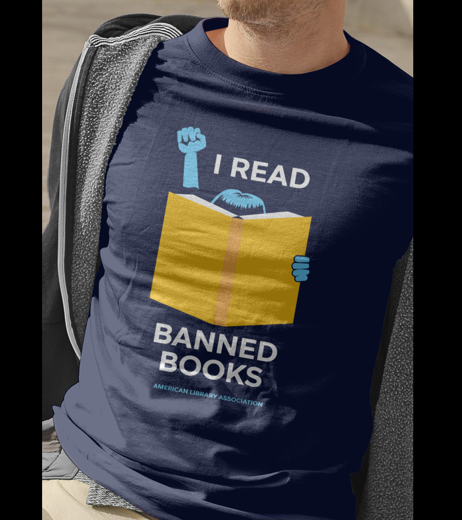 Phil Bildner I Read Banned Books American Library Association T-Shirt