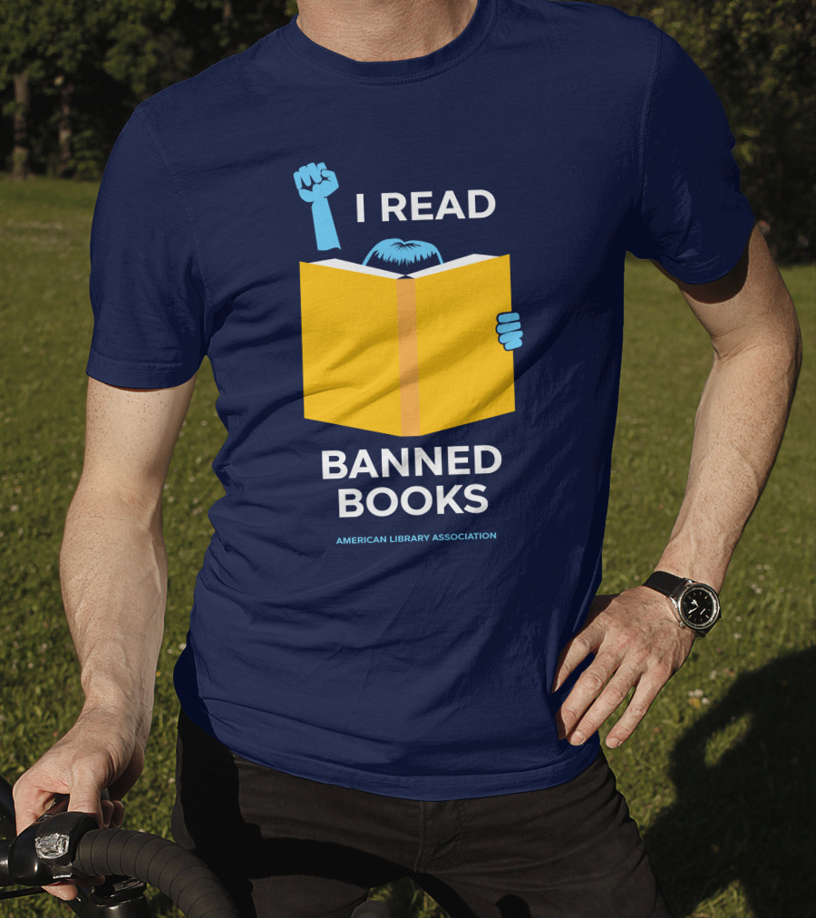 Phil Bildner I Read Banned Books American Library Association T-Shirt