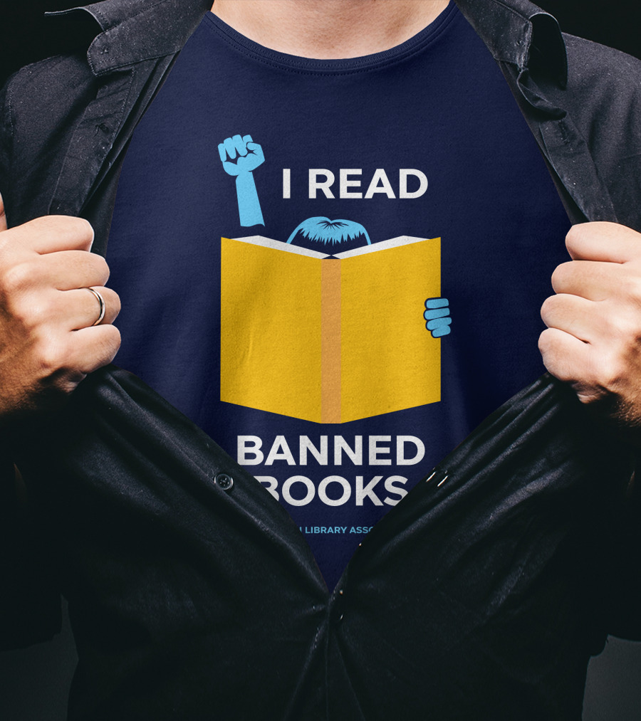 Phil Bildner I Read Banned Books American Library Association T-Shirt