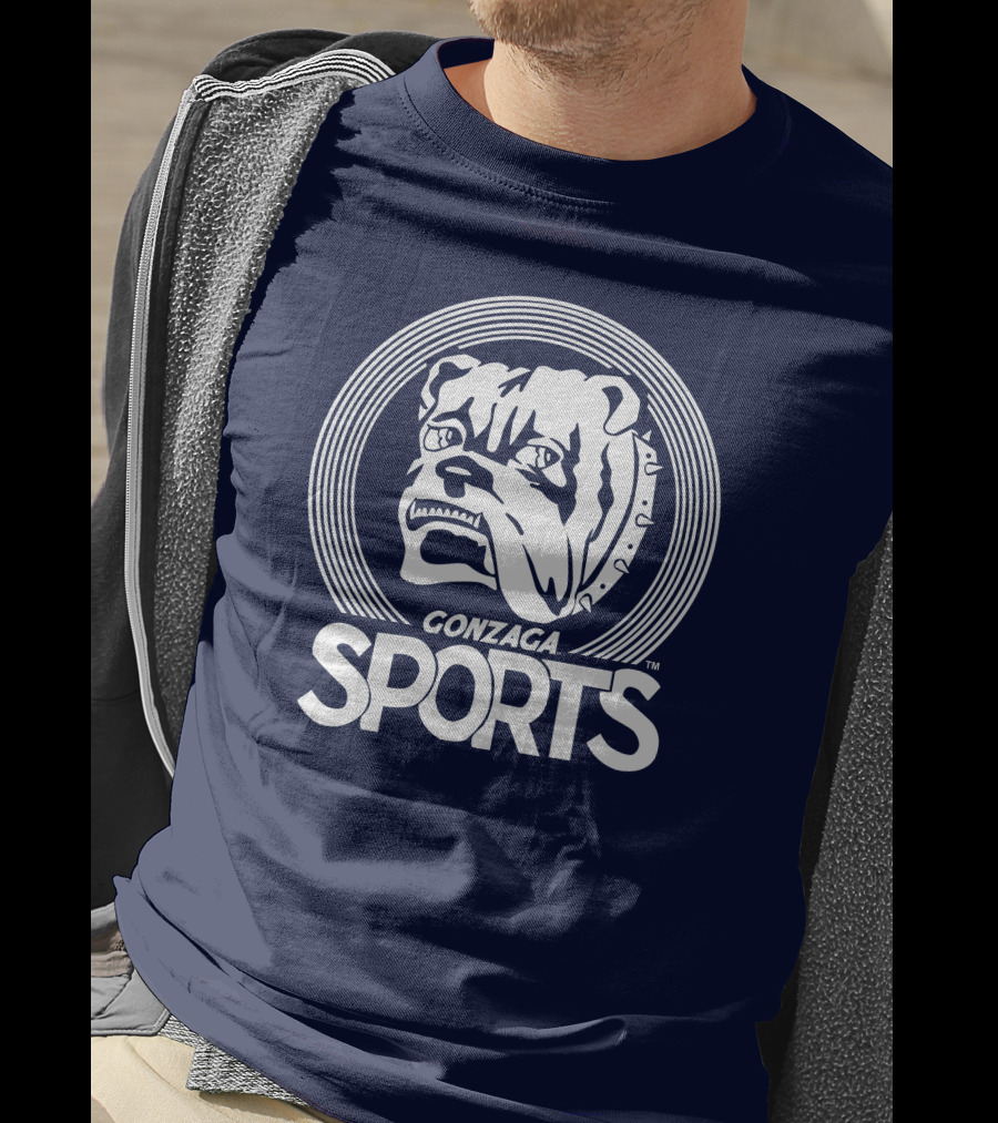 Homefiel Vintage Gonzaga Sports Bulldog T-Shirt