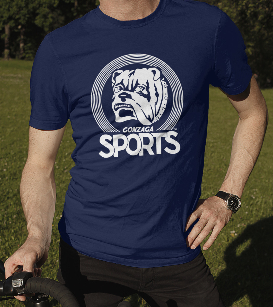 Homefiel Vintage Gonzaga Sports Bulldog T-Shirt