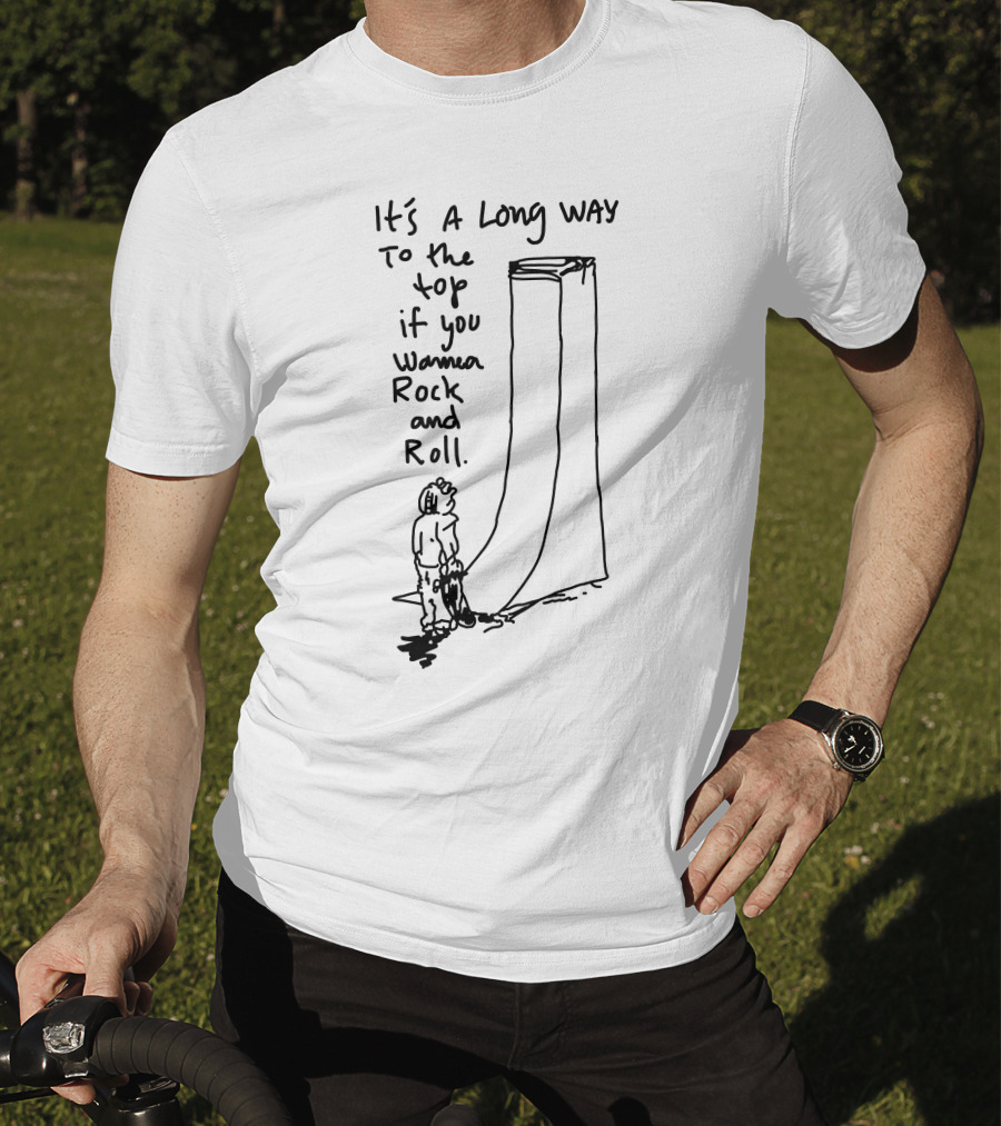 Manuela Polar Skate Co It's A Long Way To The Top Rock'n'roll T-Shirt