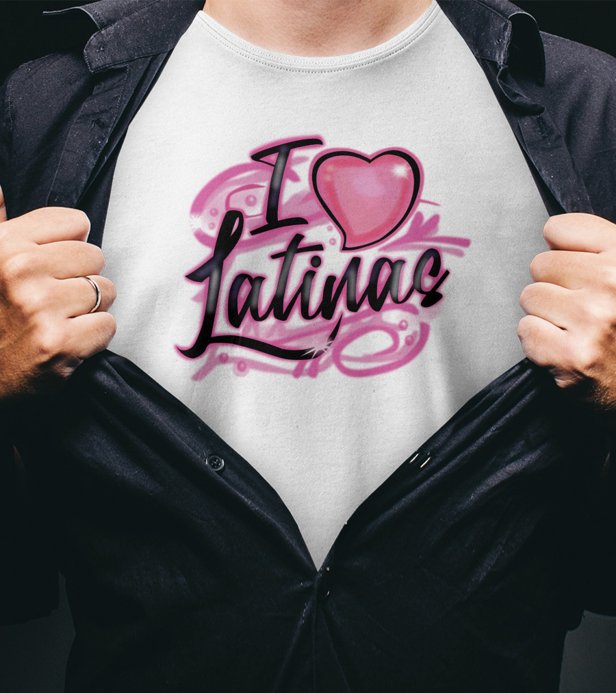 Imdope Shop I Love Latinas Glaive Heart T-Shirt