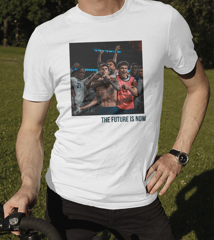 The Future Is Now USA Soccer CONCACAF Celebratory Moment T-Shirt