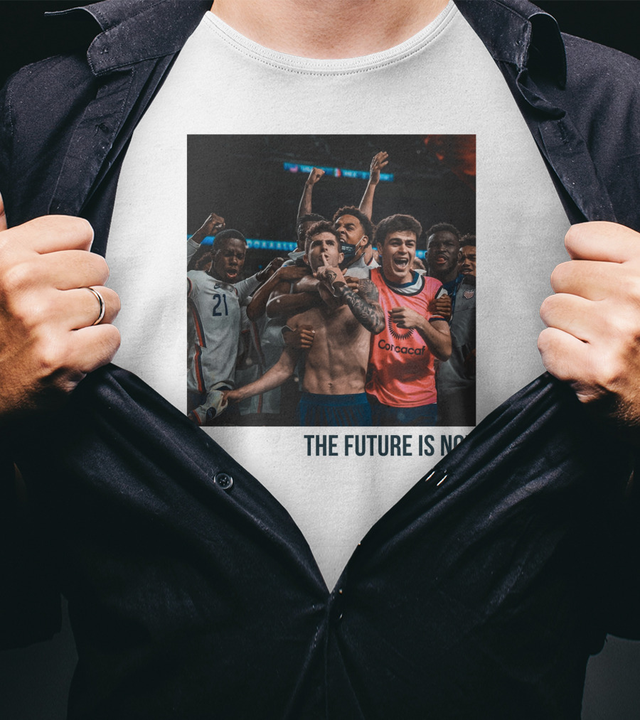 The Future Is Now USA Soccer CONCACAF Celebratory Moment T-Shirt