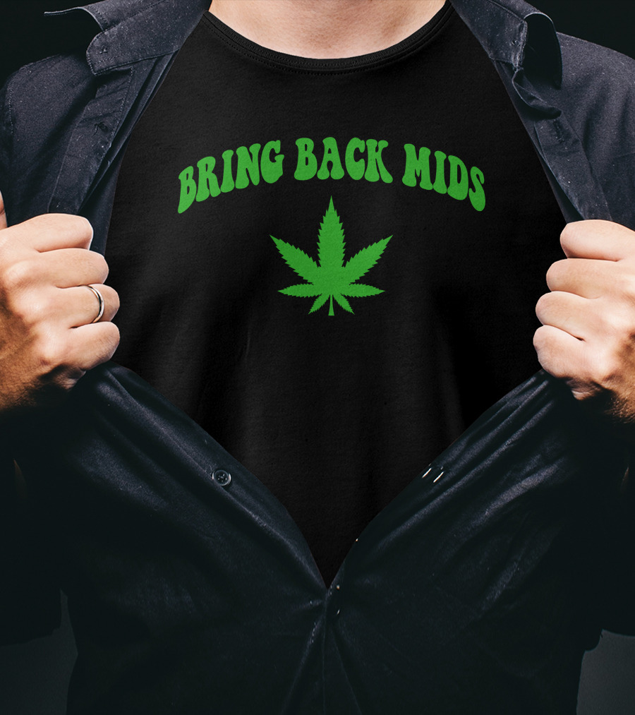 Feeno Bring Back Mids Marijuana Leaf T-Shirt