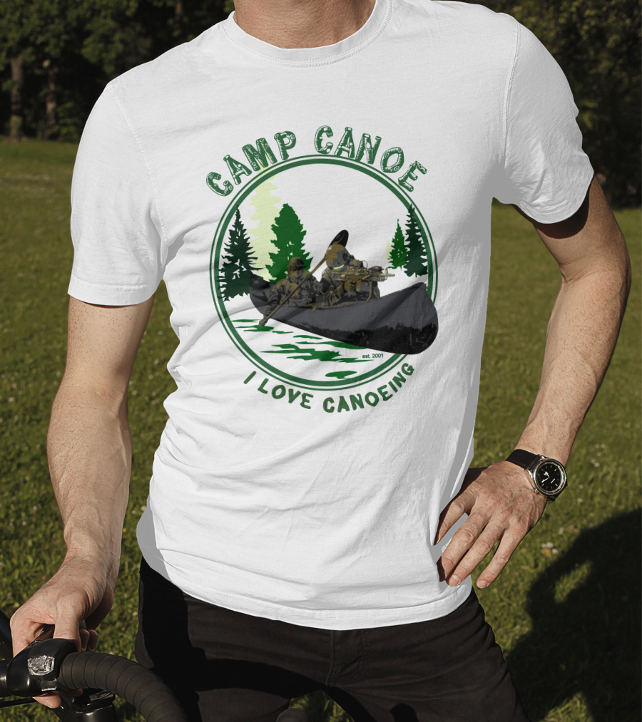 Camp Canoe I Love Canoeing Est. 2001 T-Shirt