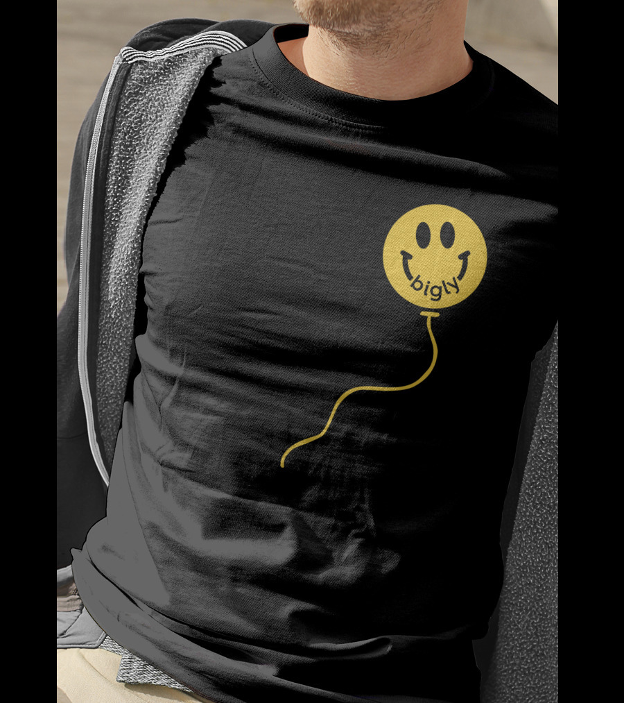 Bigly Smiley Face Balloon T-Shirt