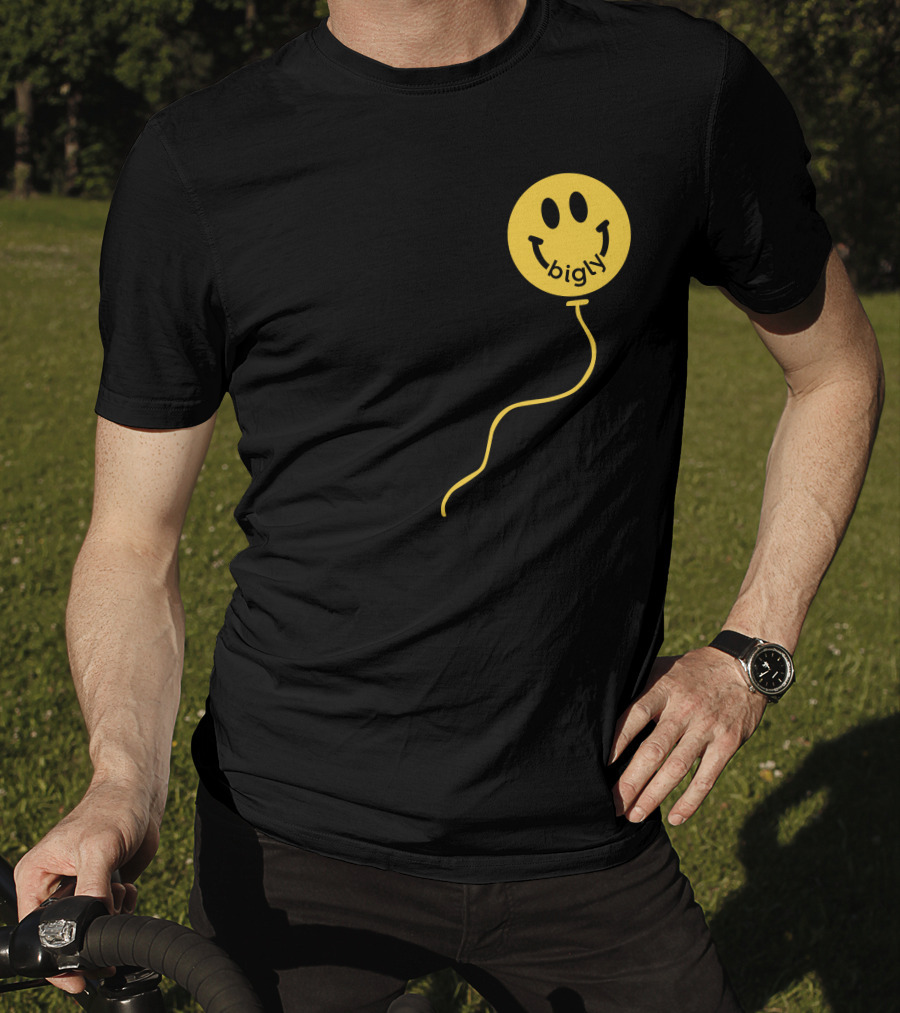 Bigly Smiley Face Balloon T-Shirt