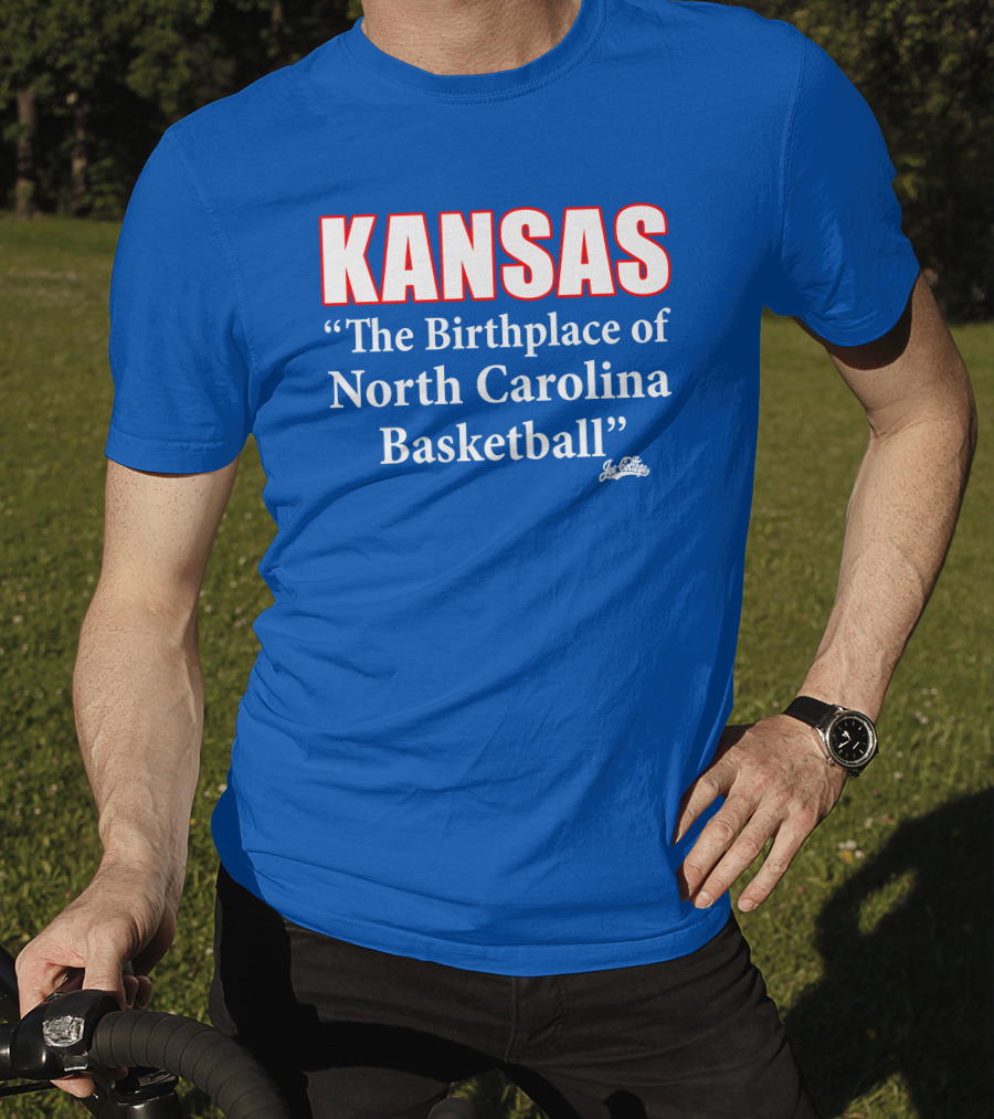 Kansas The Birthplace Of North Carolina Basketball T-Shirt