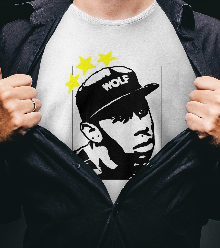 I <3 TYLER WOLF Hat Yellow Stars T-Shirt