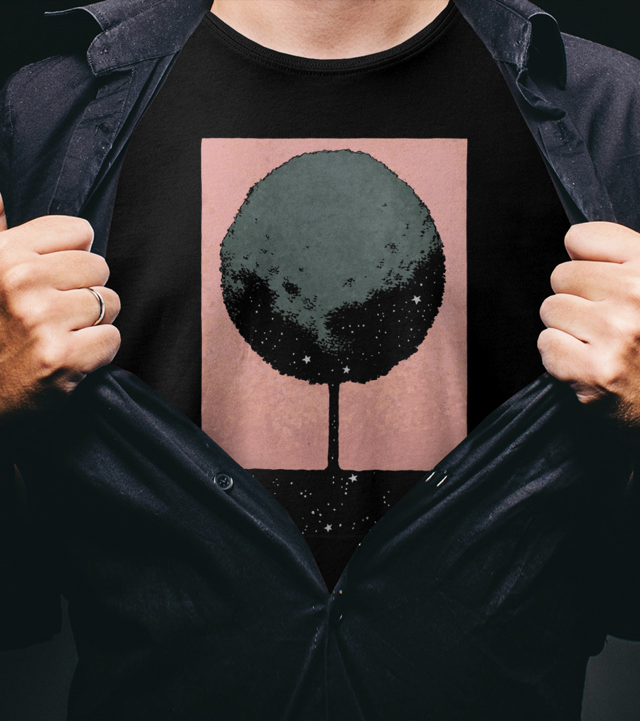 Tree Of Dreams Night Sky Stars T-Shirt
