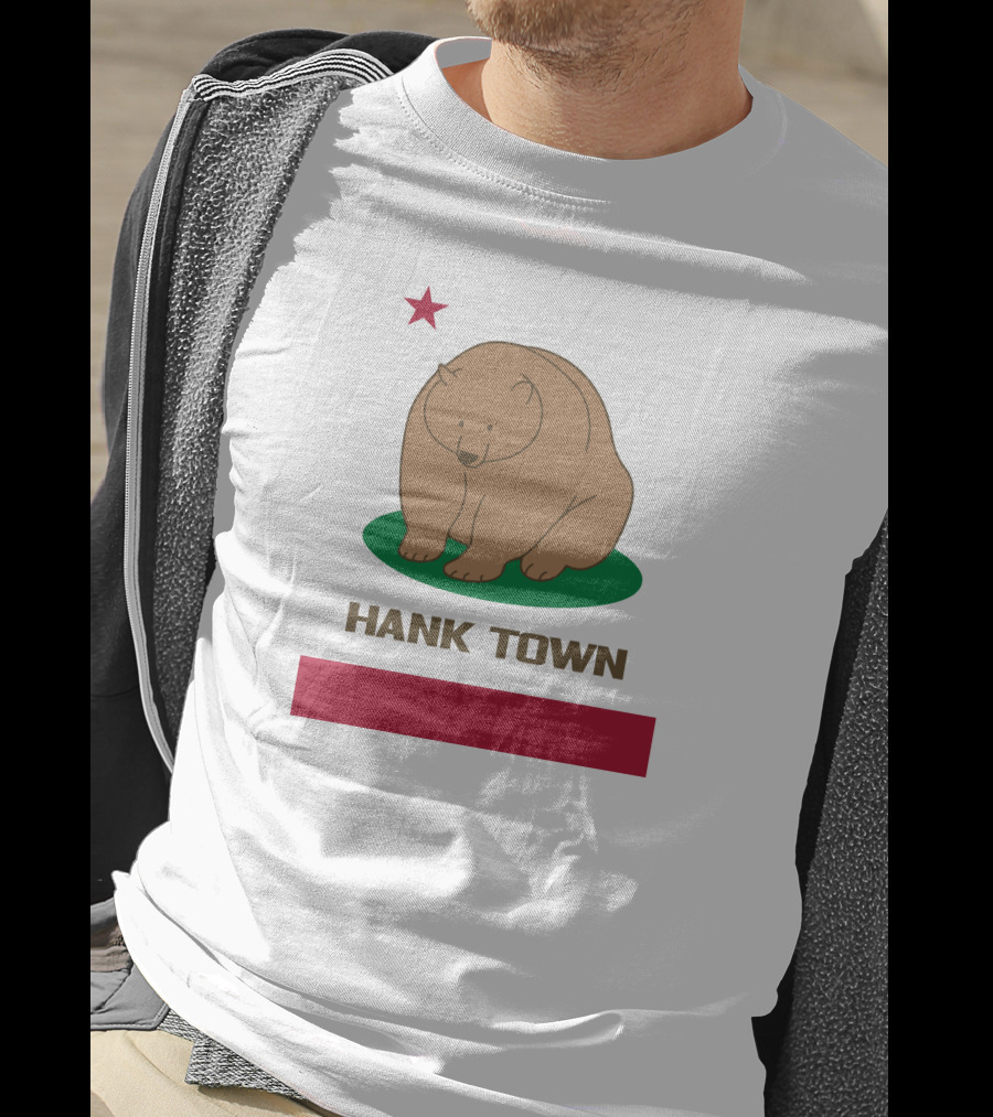 Bimbo Hank The Tank Bear Hank Town Star T-Shirt