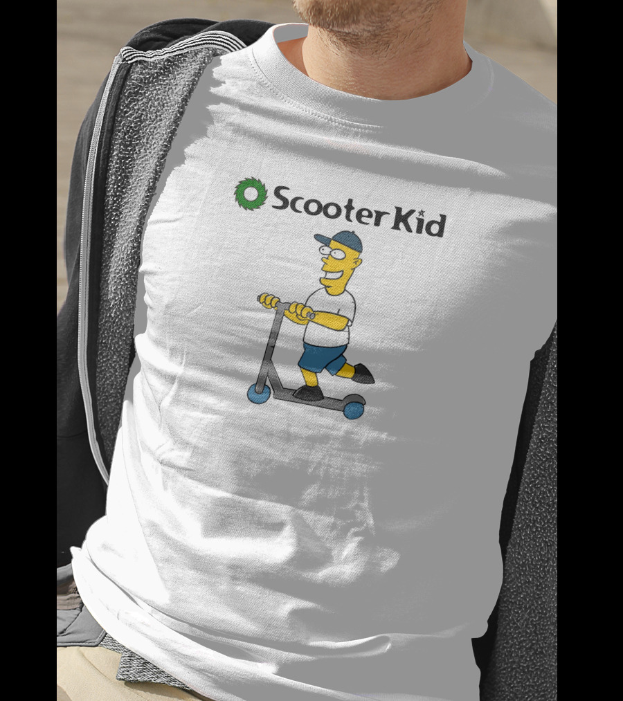 Kennybeats Scooter Kid Simpsons T-Shirt