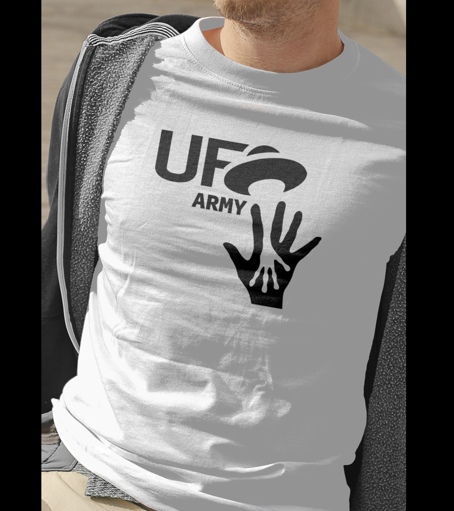 Ufo Army We Honking We Bonking Alien Hands T-Shirt