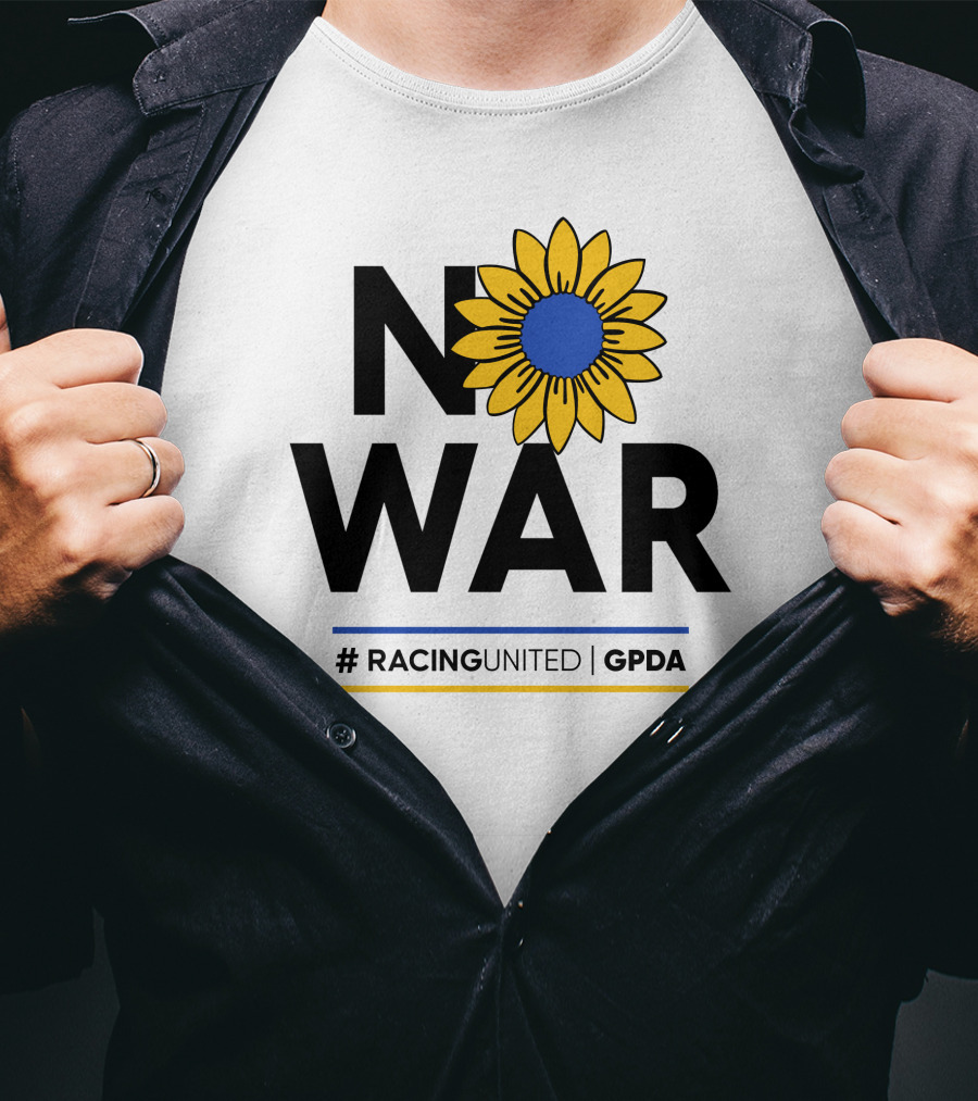 No War Racing United GPDA Lance Stroll Sunflower T-Shirt