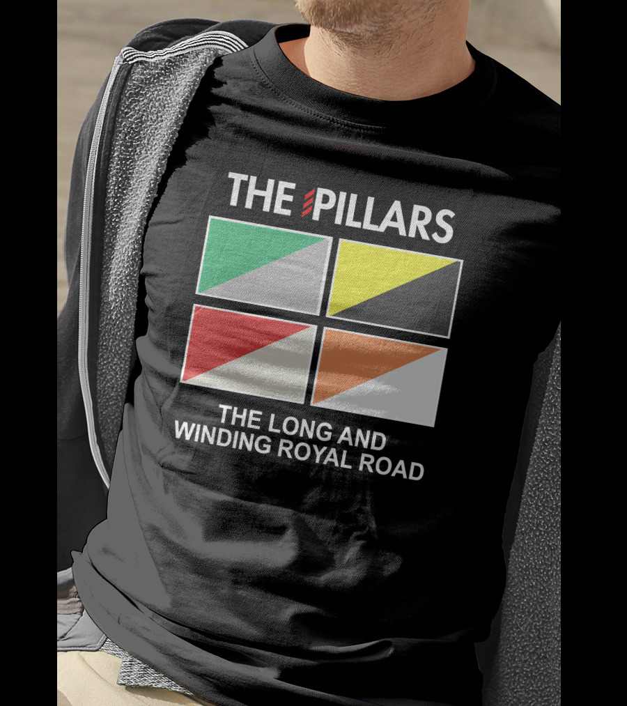 The Pillars The Long And Winding Royal Road Quadrant Colors T-Shirt