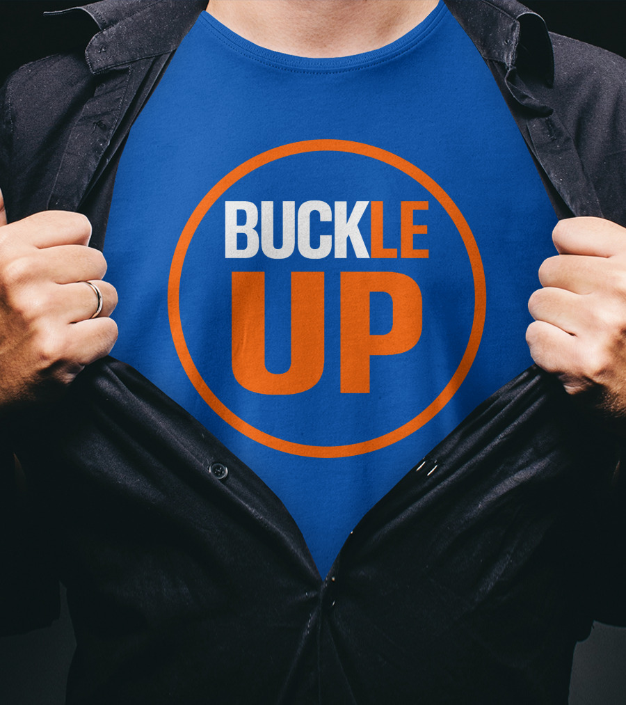 Mets Manager Buck Showalter Buckle Up New York Baseball Fan Spirit T-Shirt