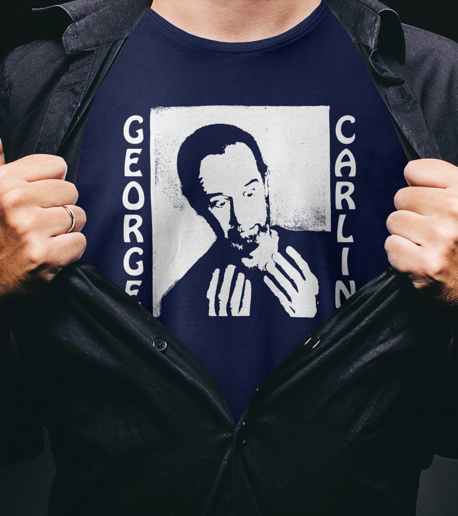 Wyco Vintage Shop Channing Tatum George Carlin It Only Hurts When I Think T-Shirt