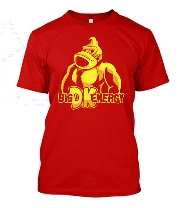 Punch Store Big DK Energy Gorilla Retro Gaming Inspired T-Shirt