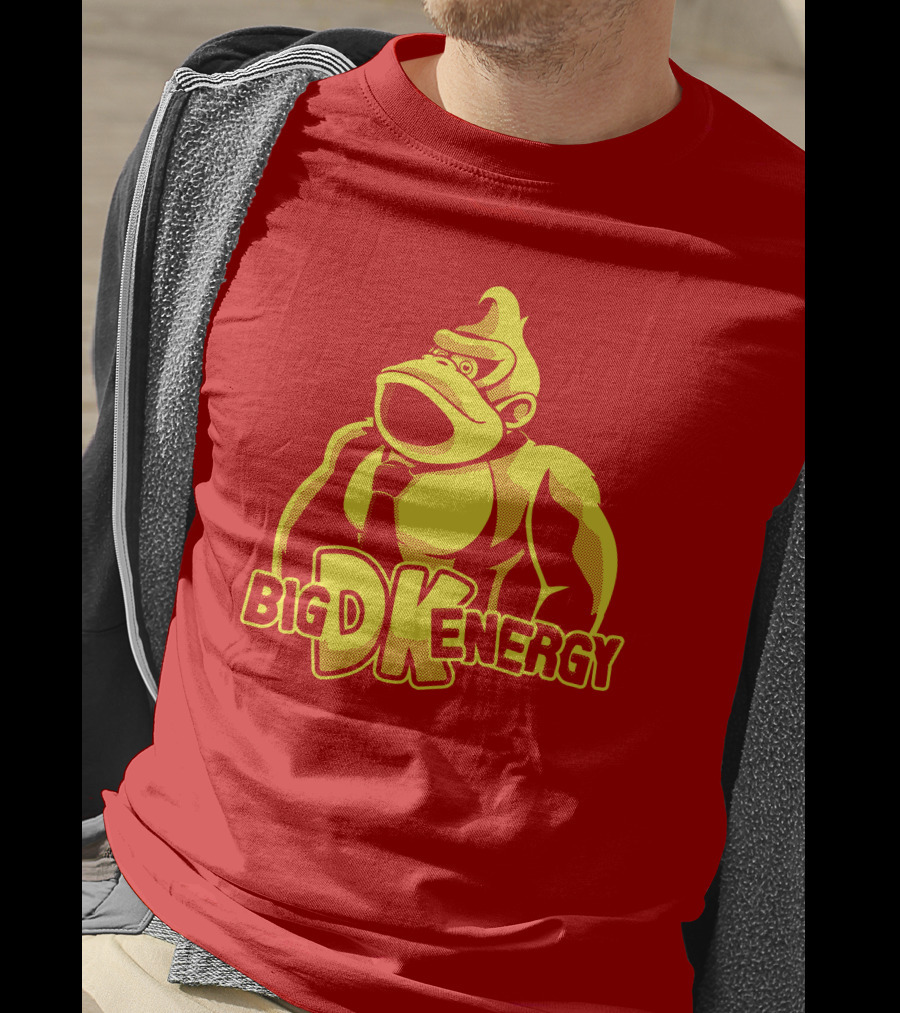 Punch Store Big DK Energy Gorilla Retro Gaming Inspired T-Shirt