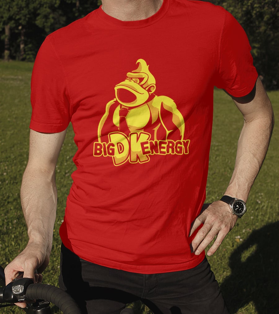 Punch Store Big DK Energy Gorilla Retro Gaming Inspired T-Shirt