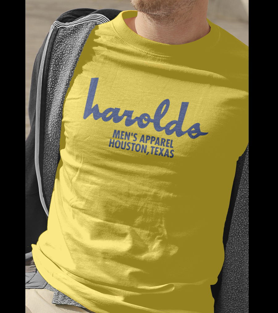 Harolds Men's Apparel Houston Texas Vintage Super 70s Sports Store Earl Campbell T-Shirt