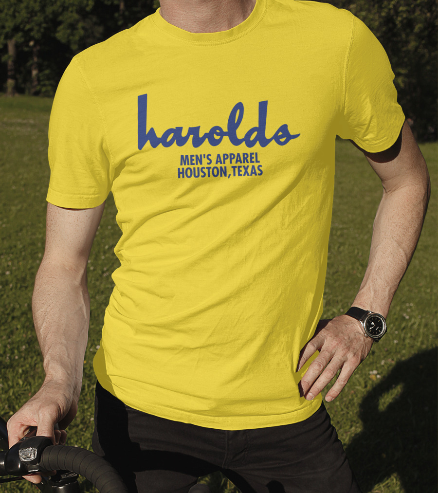 Harolds Men's Apparel Houston Texas Vintage Super 70s Sports Store Earl Campbell T-Shirt