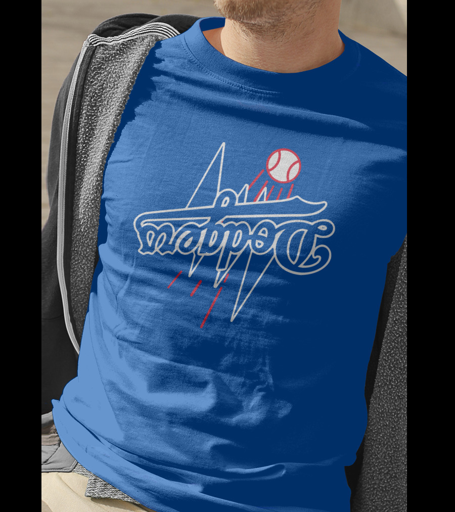 Dodgers Bolt Baseball T-Shirt