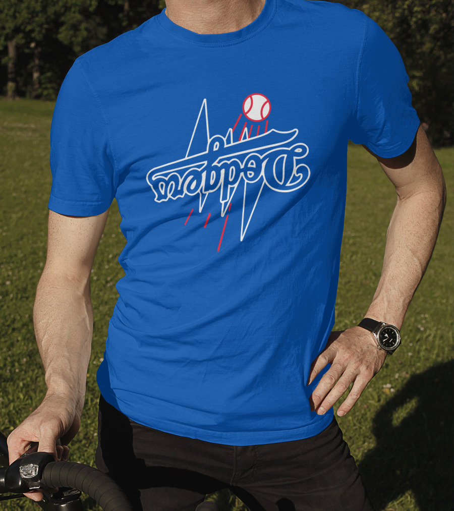 Dodgers Bolt Baseball T-Shirt