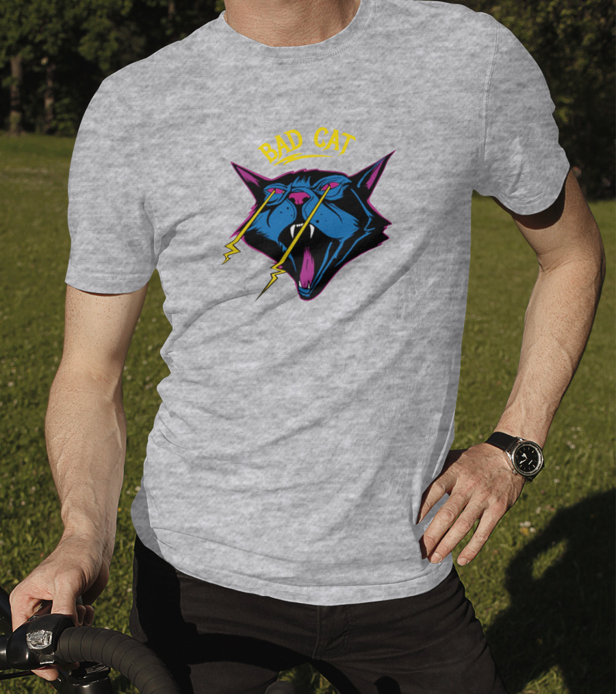 Nea's Karlsson Bad Cat Lightning Eyes T-Shirt